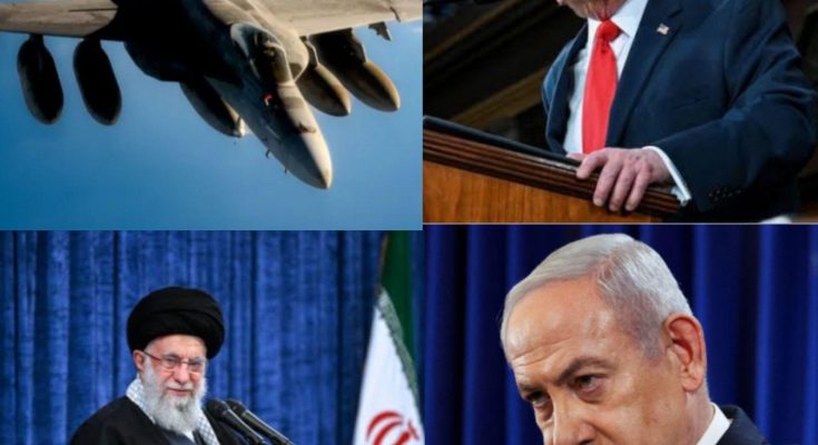 Map showing US Israel Iran conflict locations