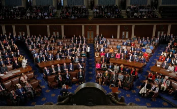 Former U.S. Senator Alan Simpson speaking during public event in Wyoming