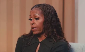 Michelle Obama speaking at public event