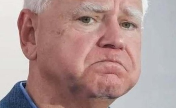 Tim Walz speaking at official event