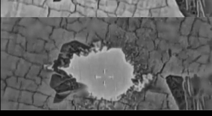 Iran F-14 decoy strike footage showing destroyed Tomcat jets at Mehrabad International Airport