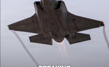 US F-35 fighter jet emergency landing damage