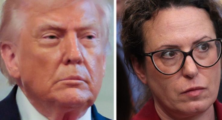 Donald Trump criticizing journalist Maggie Haberman