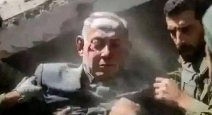 Damaged residence after reported missile strike