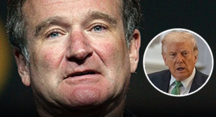 Robin Williams performing stand-up comedy