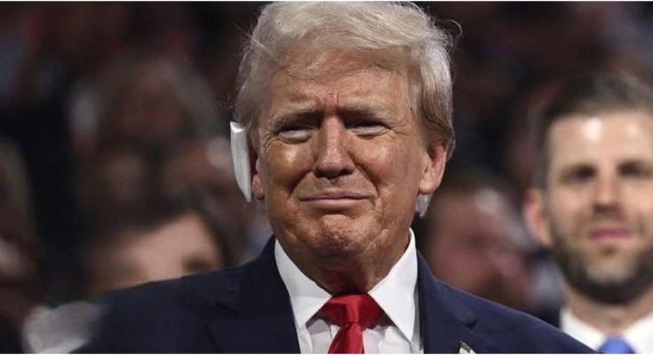 Donald Trump emotional speech with tears