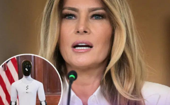 Melania Trump with humanoid robot Figure 3