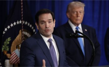 Donald Trump discussing potential U.S.-Cuba negotiations with Secretary of State Marco Rubio
