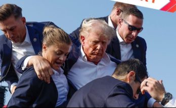 Secret Service agents securing public event