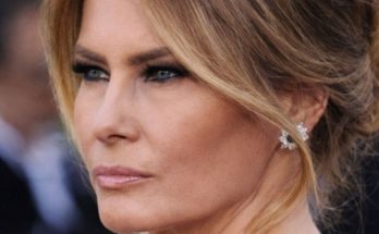 Melania Trump portrait with natural makeup