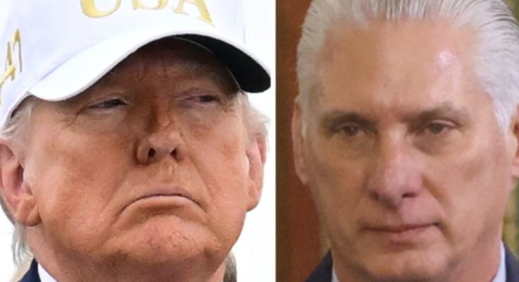 Cuba city skyline during power outage