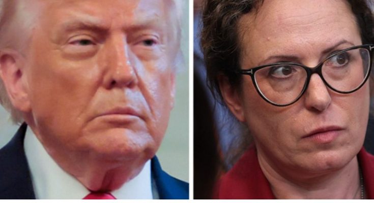 Donald Trump speaking publicly amid renewed criticism of New York Times journalist Maggie Haberman
