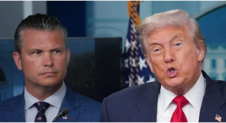 Trump speaking about Iran conflict and leadership