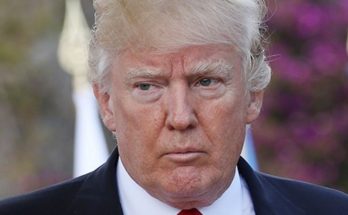 Trump speaking during geopolitical tensions