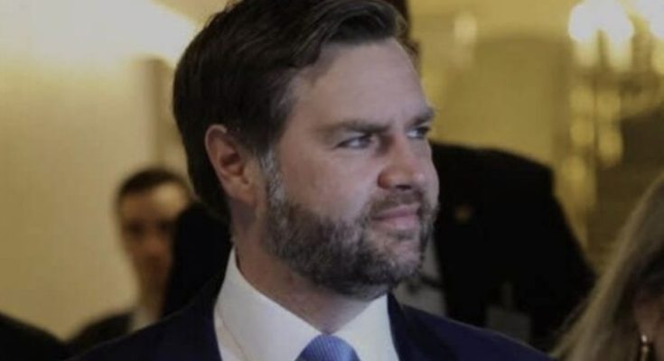 JD Vance speaking at political event