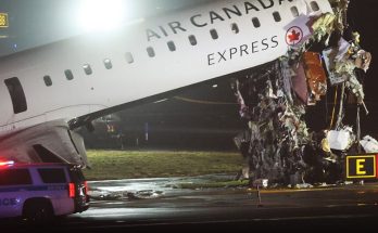 Plane and fire truck collision on runway