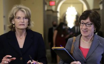 Susan Collins speaking about 2026 Senate race