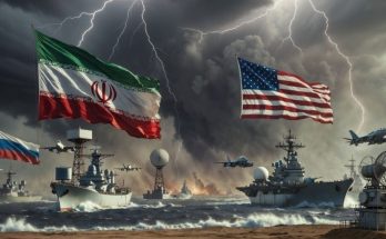 Map showing US military positions in the Middle East amid reports Russia shared intelligence with Iran