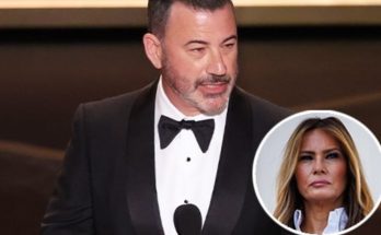 Jimmy Kimmel presenting at Oscars stage