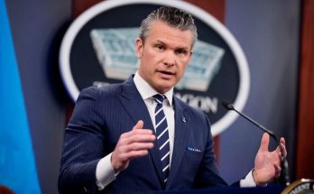 Department of war secretary pete hegseth has warned meeting advertisement while speaking at a white house