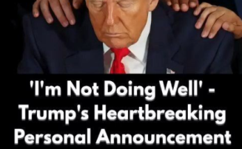Trump announces "I'm Not Doing Well" (38 characters)