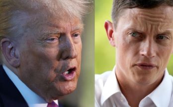 Donald Trump and JD Vance side-by-side portrait