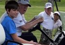 Trump branded ‘disgusting’ after ‘flirting’ with woman in front of teenage grandson on golf course