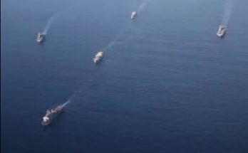 These Marines pack real punch — attack helicopters, landing craft, and the speed to storm shores if ordered. They’re reinforcing carrier strike groups already