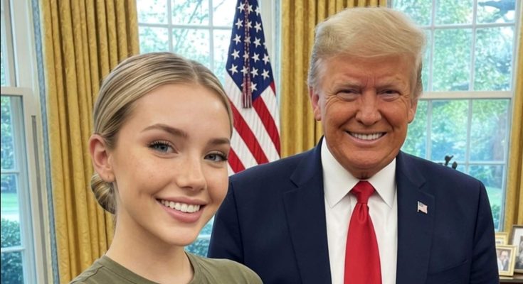 She looked like something straight out of a movie.